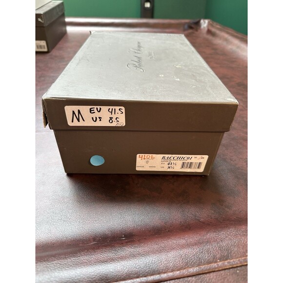 Robert Clergerie Paris Men’s Leather Lace Up Oxford Modern Sole New Size 8.5 - Picture 9 of 9